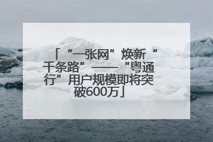 “一张网”焕新“千条路”——“粤通行”用户规模即将突破600万