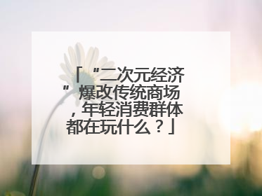 “二次元经济”爆改传统商场，年轻消费群体都在玩什么？