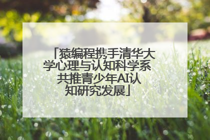猿编程携手清华大学心理与认知科学系 共推青少年AI认知研究发展