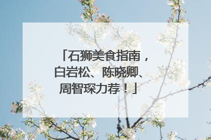 石狮美食指南，白岩松、陈晓卿、周智琛力荐！