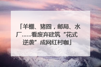 羊棚、猪圈，邮局、水厂……看废弃建筑“花式逆袭”成网红村咖