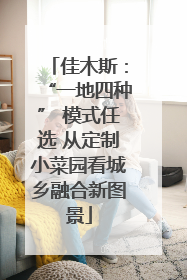 佳木斯：“一地四种” 模式任选 从定制小菜园看城乡融合新图景