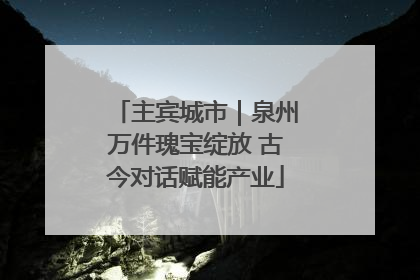 主宾城市｜泉州万件瑰宝绽放 古今对话赋能产业