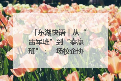 东湖快语｜从“雷军班”到“泰康班”：一场校企协同的“接力赛”