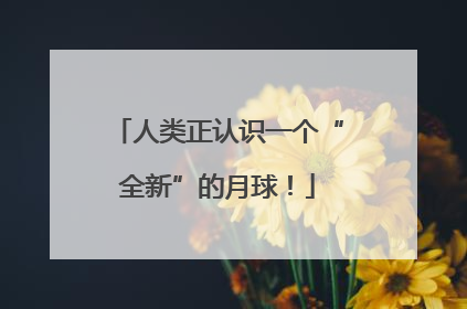 人类正认识一个“全新”的月球！