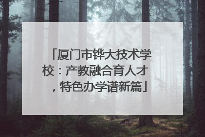 厦门市铧大技术学校：产教融合育人才，特色办学谱新篇
