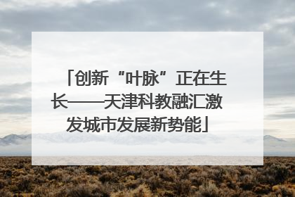 创新“叶脉”正在生长——天津科教融汇激发城市发展新势能