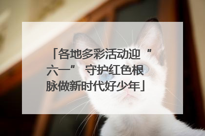 各地多彩活动迎“六一” 守护红色根脉做新时代好少年