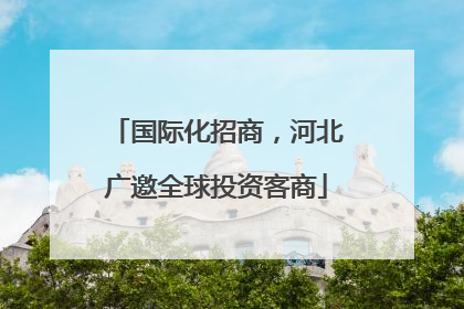 国际化招商，河北广邀全球投资客商