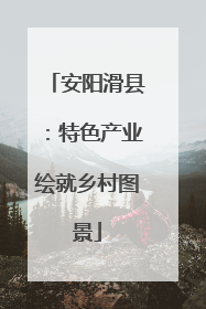 安阳滑县：特色产业绘就乡村图景