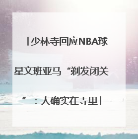 少林寺回应NBA球星文班亚马“剃发闭关”：人确实在寺里