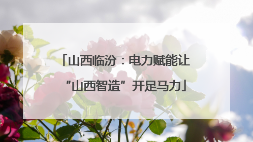 山西临汾：电力赋能让“山西智造”开足马力