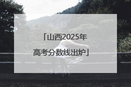 山西2025年高考分数线出炉