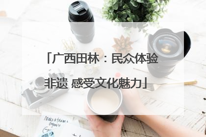 广西田林：民众体验非遗 感受文化魅力