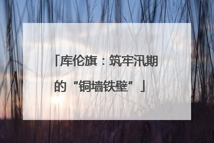 库伦旗：筑牢汛期的“铜墙铁壁”