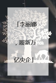 李丽娜，履新万亿央企