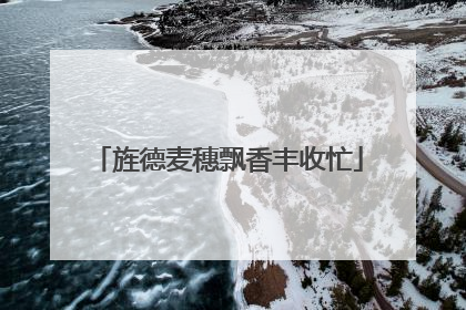 旌德麦穗飘香丰收忙