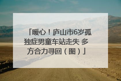 暖心！庐山市6岁孤独症男童车站走失 多方合力寻回（图）