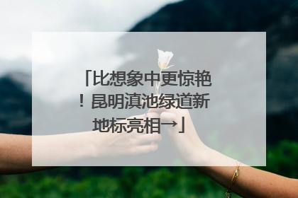 比想象中更惊艳！昆明滇池绿道新地标亮相→