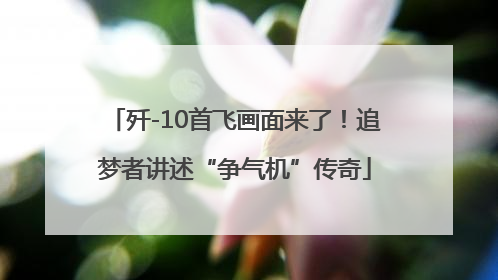 歼-10首飞画面来了！追梦者讲述“争气机”传奇