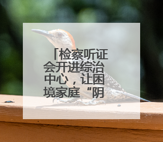 检察听证会开进综治中心，让困境家庭“阴转晴”！