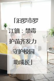 汨罗市罗江镇：禁毒护苗齐发力 守护校园助成长