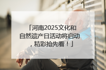 河南2025文化和自然遗产日活动将启动，精彩抢先看！