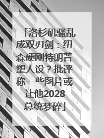 洛杉矶骚乱成双刃剑：纽森硬刚特朗普塑人设？批评称一些图片或让他2028总统梦碎