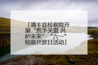 清丰县检察院开展“携手关爱 共护未来”“六一”检察开放日活动