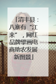 清丰县：八寨有“江来”，网红品牌擘画电商助农发展新图景