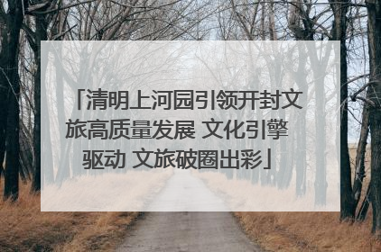 清明上河园引领开封文旅高质量发展 文化引擎驱动 文旅破圈出彩
