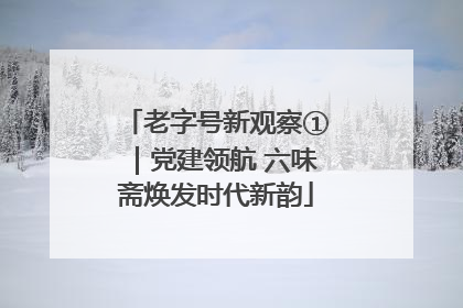 老字号新观察①｜党建领航 六味斋焕发时代新韵
