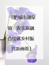 肥城市潮泉镇：农文旅融合绘就乡村振兴新画卷