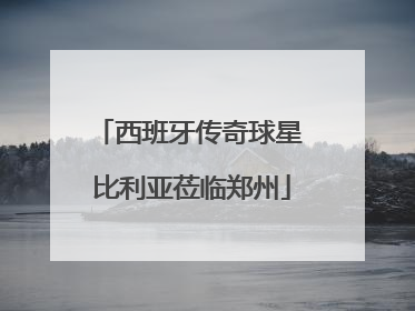 西班牙传奇球星 比利亚莅临郑州