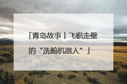 青岛故事丨飞檐走壁的“洗舱机器人”