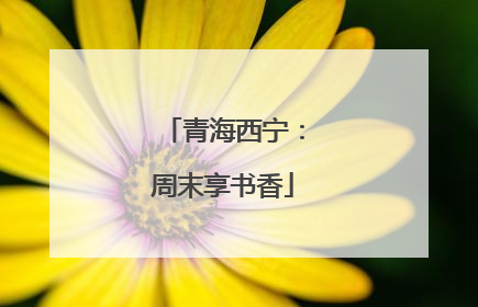 青海西宁：周末享书香