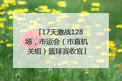 17天激战128场，市运会（市直机关组）篮球赛收官
