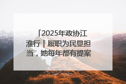 2025年政协江淮行｜履职为民显担当，她每年都有提案被评为“优秀”