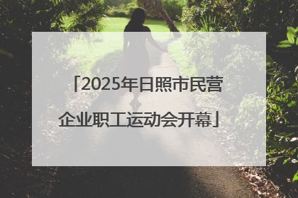 2025年日照市民营企业职工运动会开幕