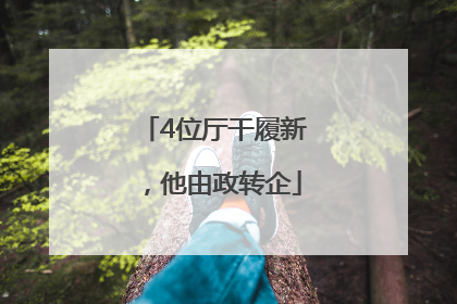 4位厅干履新，他由政转企